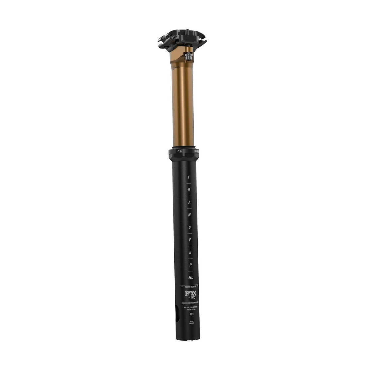 FOX Transfer SL Factory Dropper Seatpost 2023 Black/Kashima 27.2mm 75mm