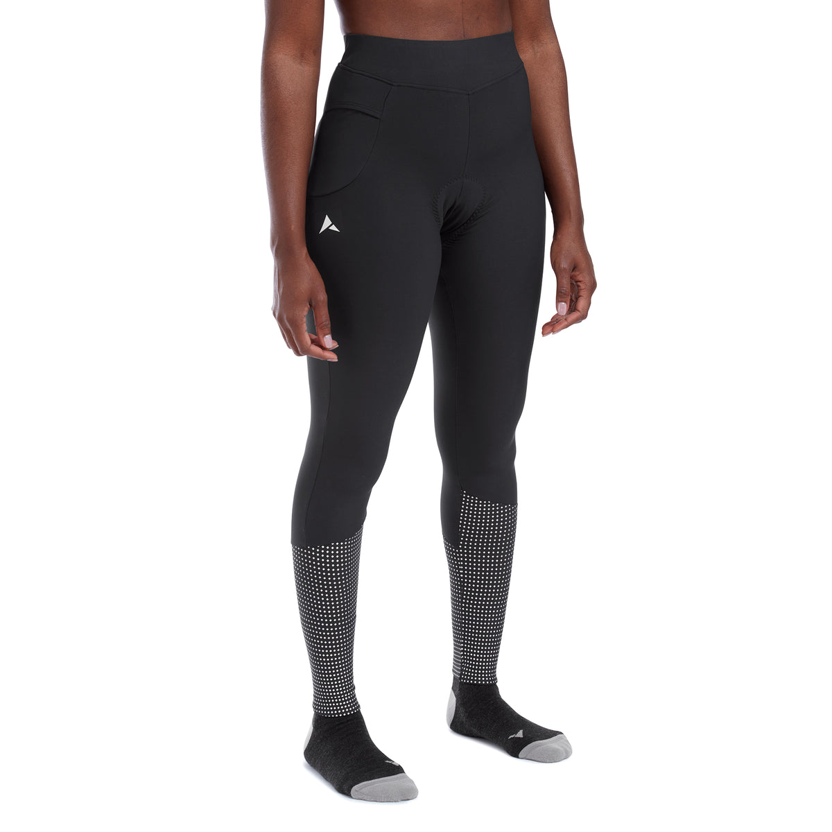 altura womens nightvision dwr waist tights Black 8