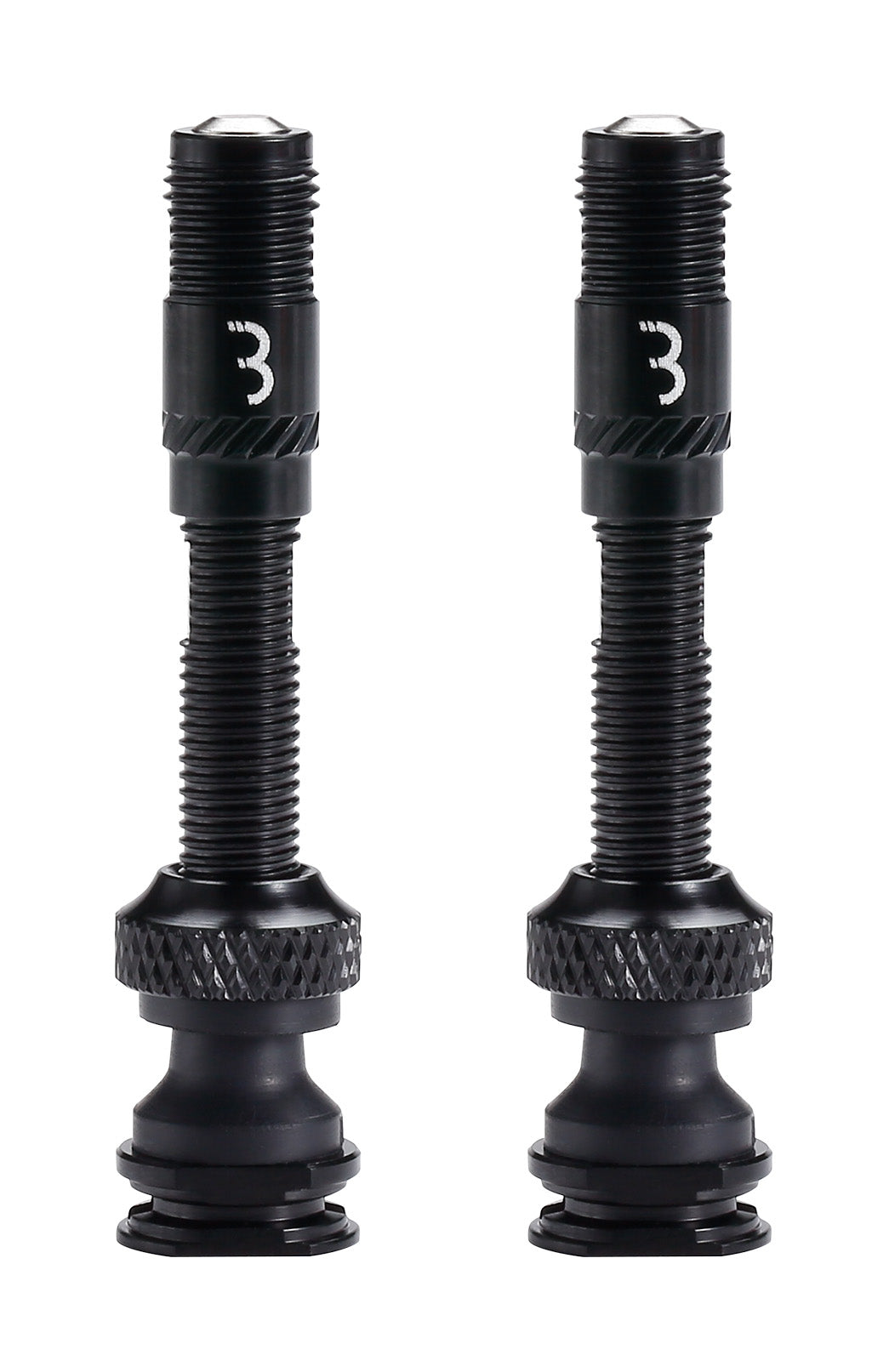 BBB BTI-166 CoreCaps High Flow Tubeless Valves Black 40 mm