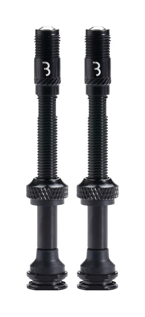 BBB BTI-166 CoreCaps High Flow Tubeless Valves Black 60 mm