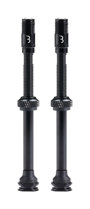 BBB BTI-166 CoreCaps High Flow Tubeless Valves Black 80 mm