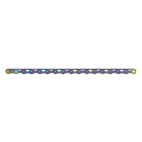 Sram Red E1 12spd Flattop Chain W/Powerlock Rainbow 126L