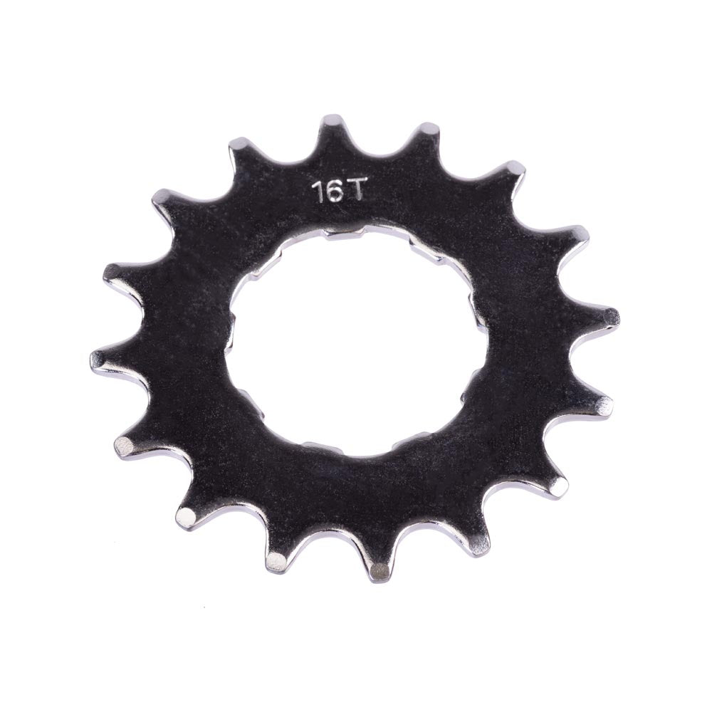 gusset cassette sprockets single speed type 3 32 hg splined Chrome 16T