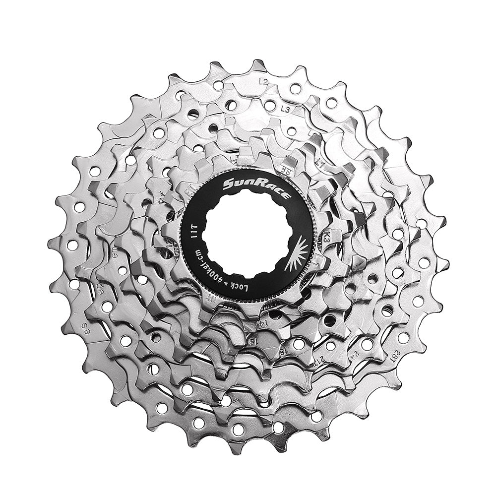 Sunrace Super Fluid Drive 8 Speed Cassette Silver 11-28T