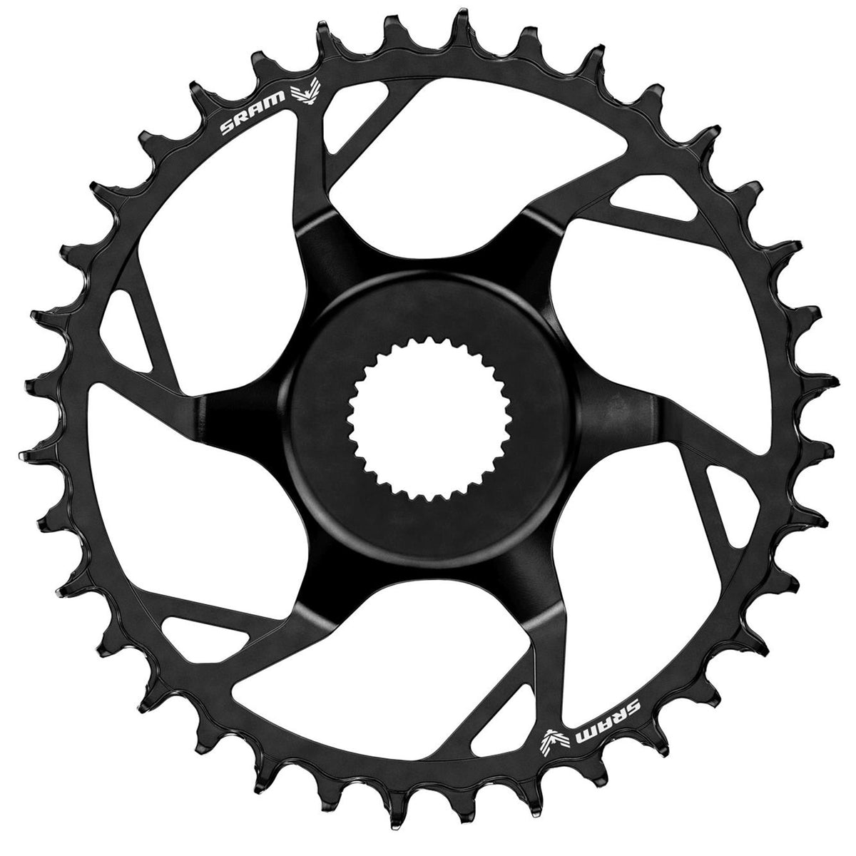 Sram T-Type Cl55 Bosch DU38 Steel Direct Mount Chain Ring Black 38T