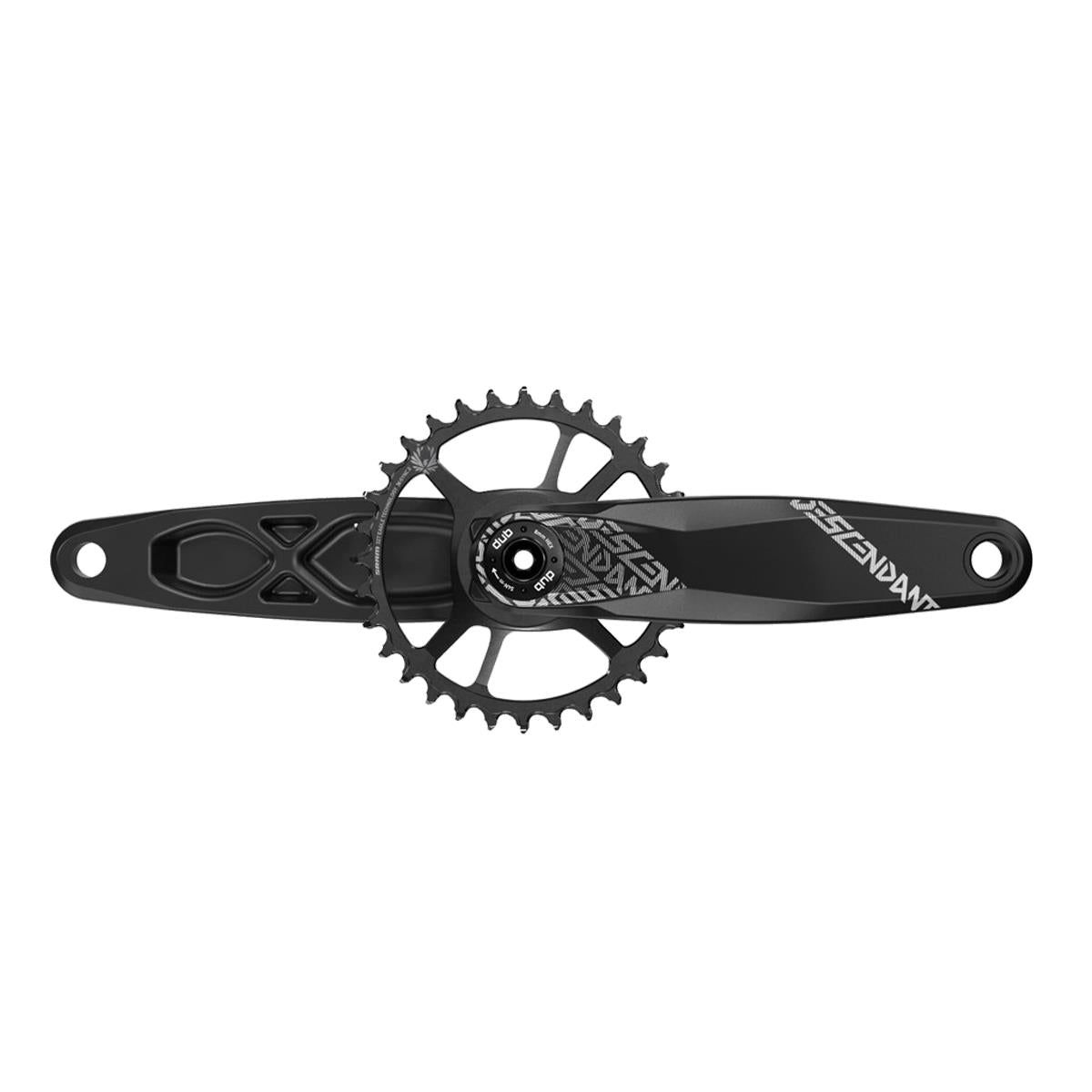 Truvativ Descendant 6K Aluminum Eagle Crankset Boost DUB 12s with Direct Mount 32t X-SYNC 2 Chainring Black 170mm