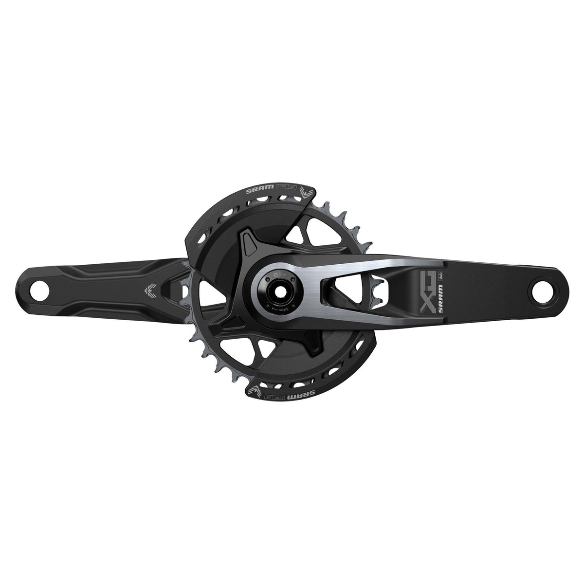 Sram X0 Eagle T-Type Q174 Crankset 55mm Chainline DUB MTB Wide 2-Guards 32T (BB & BB Dub Spacers Are Not Included) V2 Black 165mm