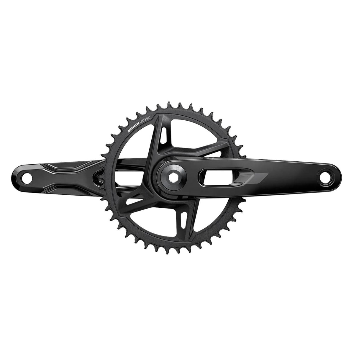 Sram Rival 1x E1 XPLR DUB WIDE Crankset - Direct Mount 42T (BB not included) Black 175mm