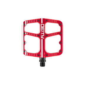 Deity Flat Trak Pedals Red