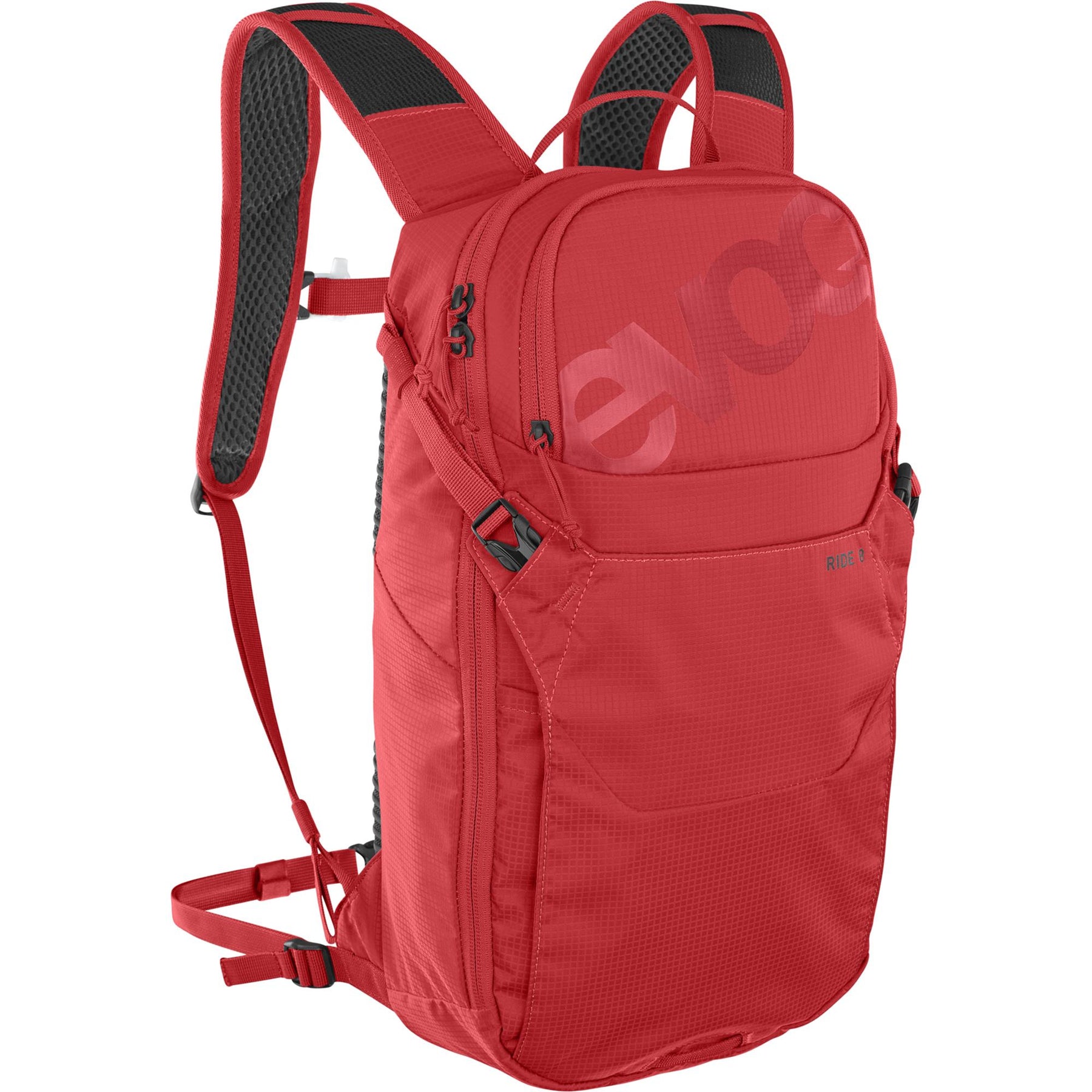 EVOC Ride 8L Backpack With 2L Hydration Bladder True Red 8L