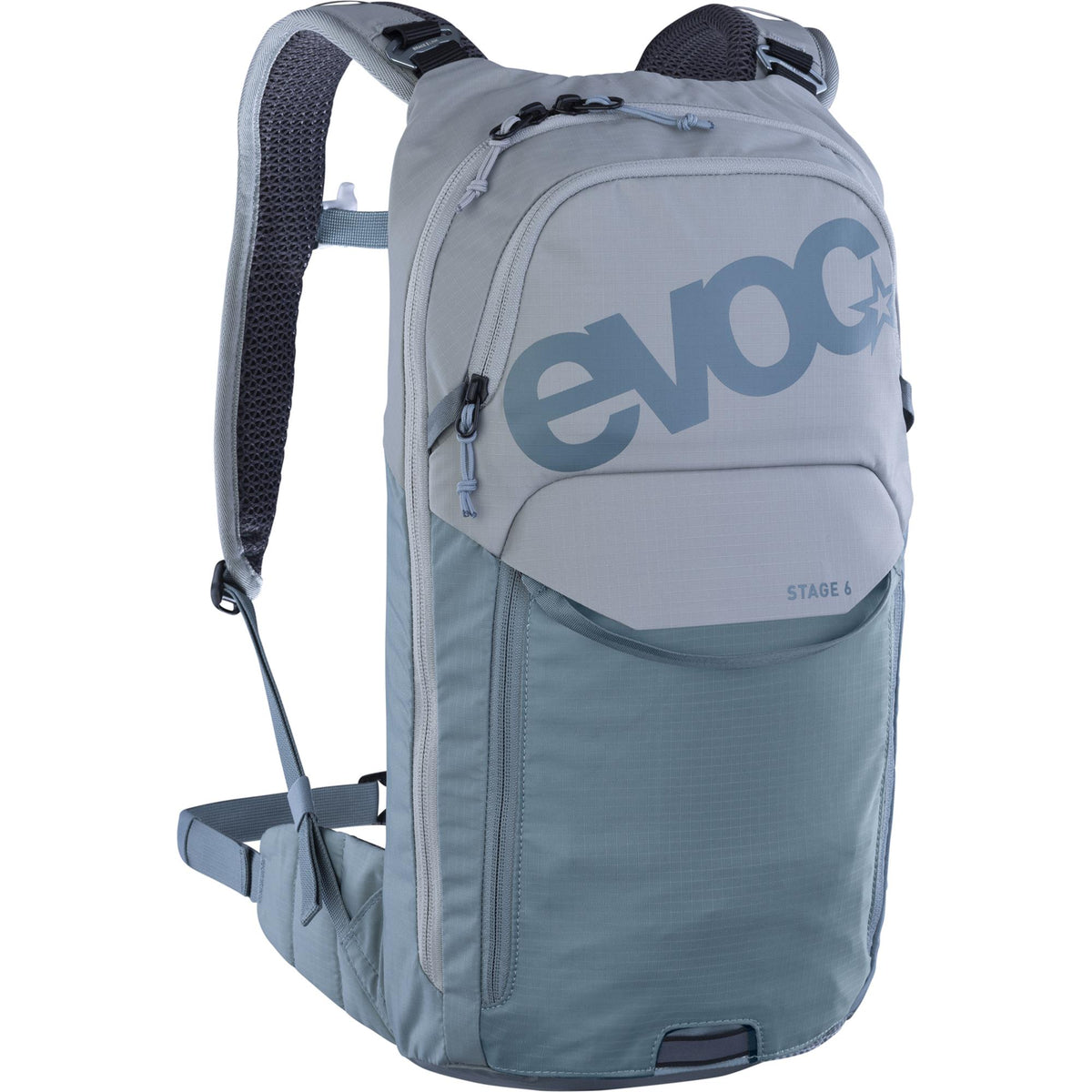 EVOC Stage 6L Performance Backpack + 2L Hydration Bladder Stone/Steel 6L