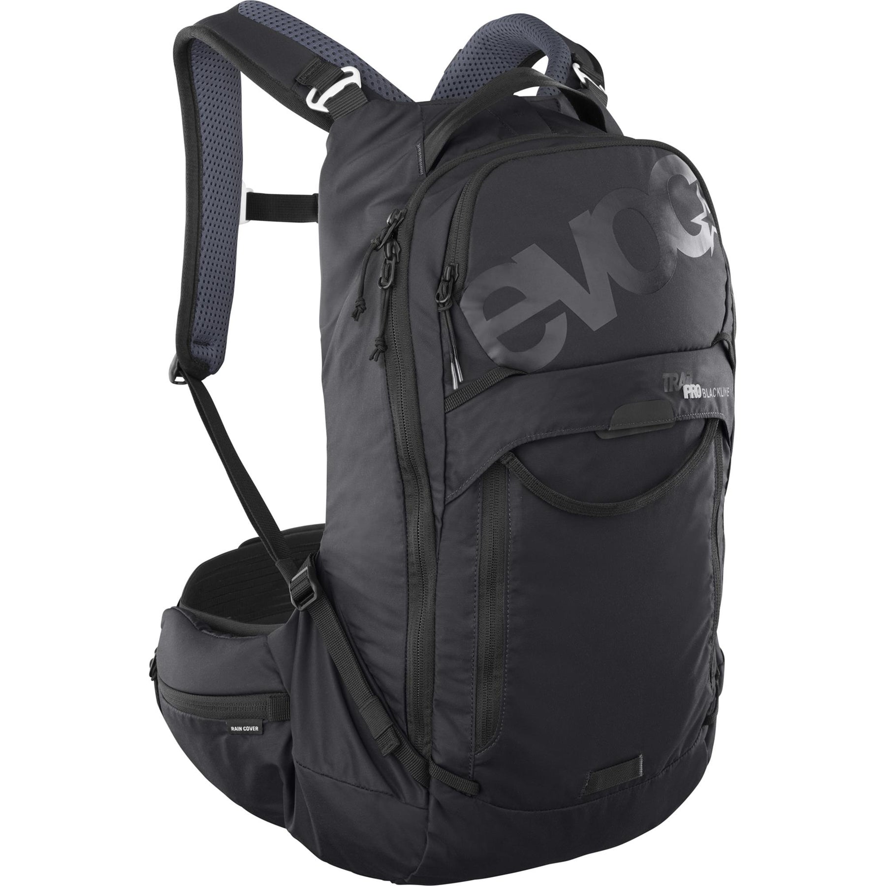 EVOC Trail Pro Blackline Protector Backpack 16L Black S/M
