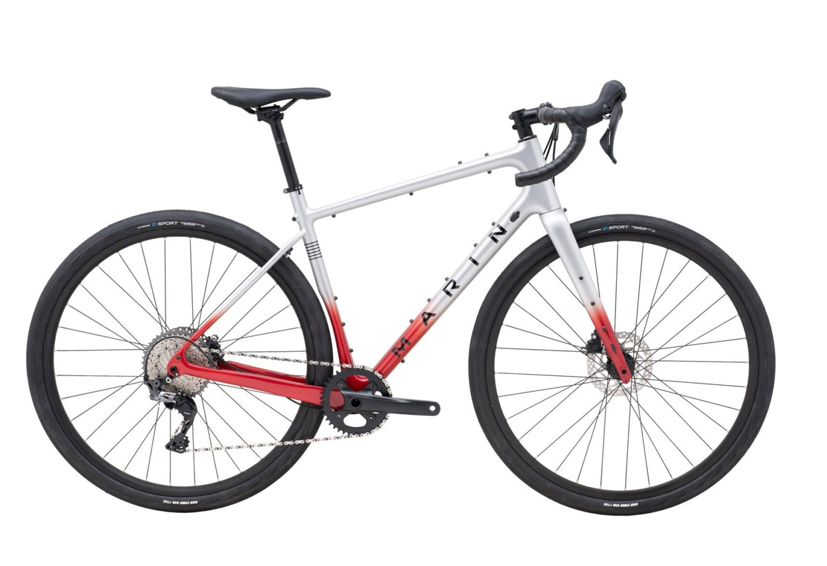 Marin Headlands 1 Gravel Bike Silver/Red Size