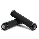 gusset double file lock on firm grips Black 135mm