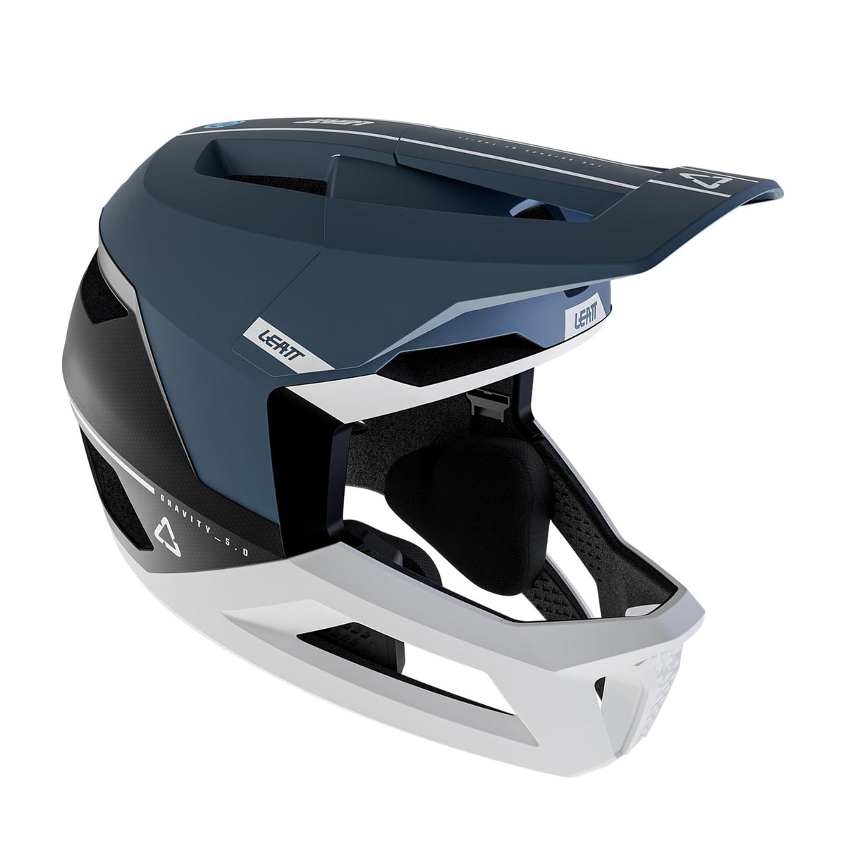 Leatt Gravity 5.0 MTB Helmet Blue L 59-63cm