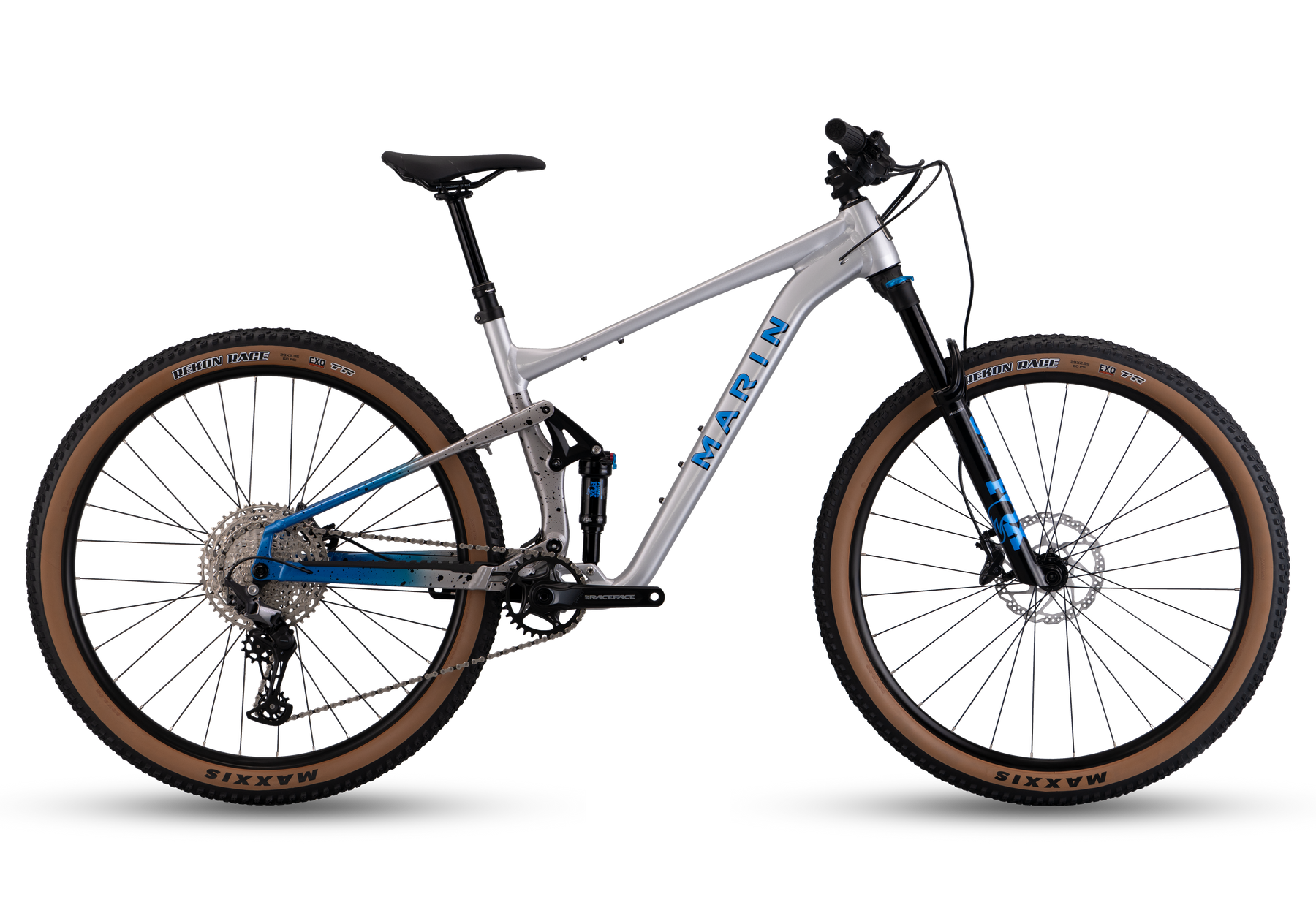 Marin Tam 2 Full Suspension Mountain Bike Silver/Grey/Blue S