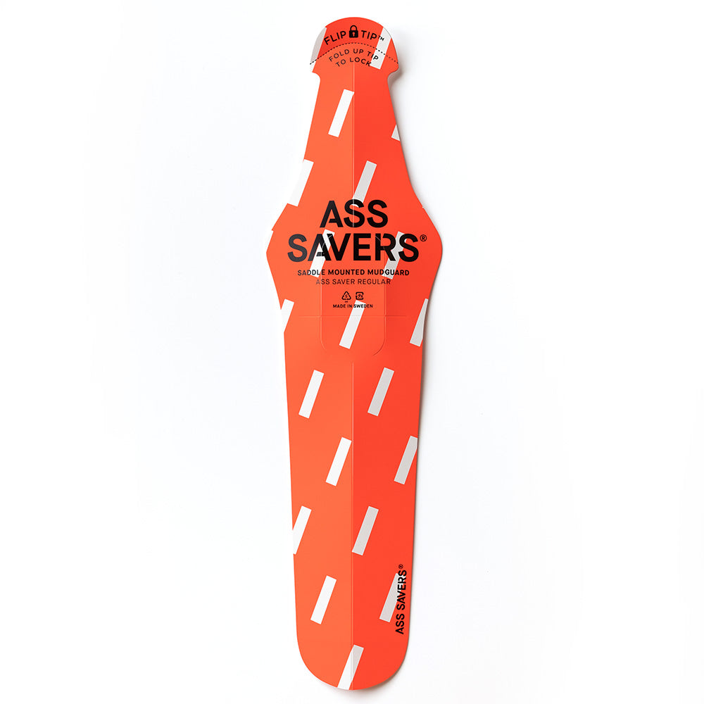 Ass Savers Ass Saver Regular Rear Mudguard Bold Rain Red