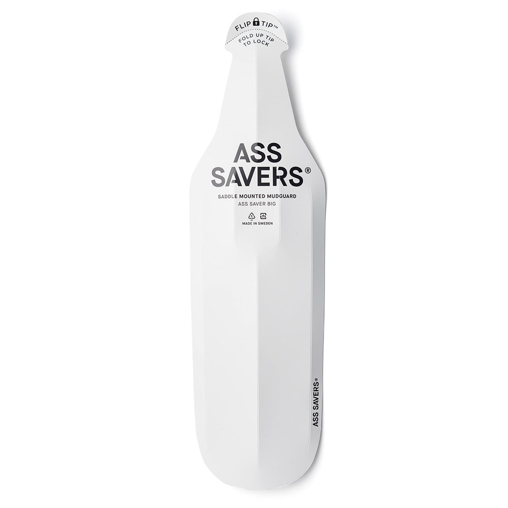 Ass Savers Ass Saver Big Rear Mudguard White