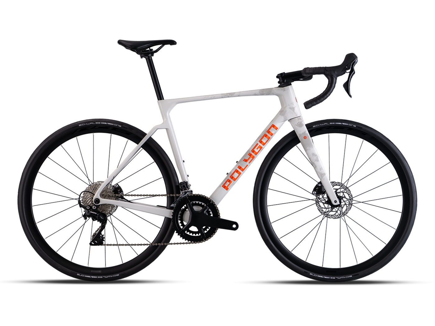 Polygon Strattos 6 Carbon Road Bike 2026 White/Bronze XXS