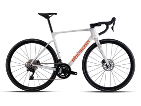 Polygon Strattos 6 Carbon Road Bike 2026 White/Bronze XXS