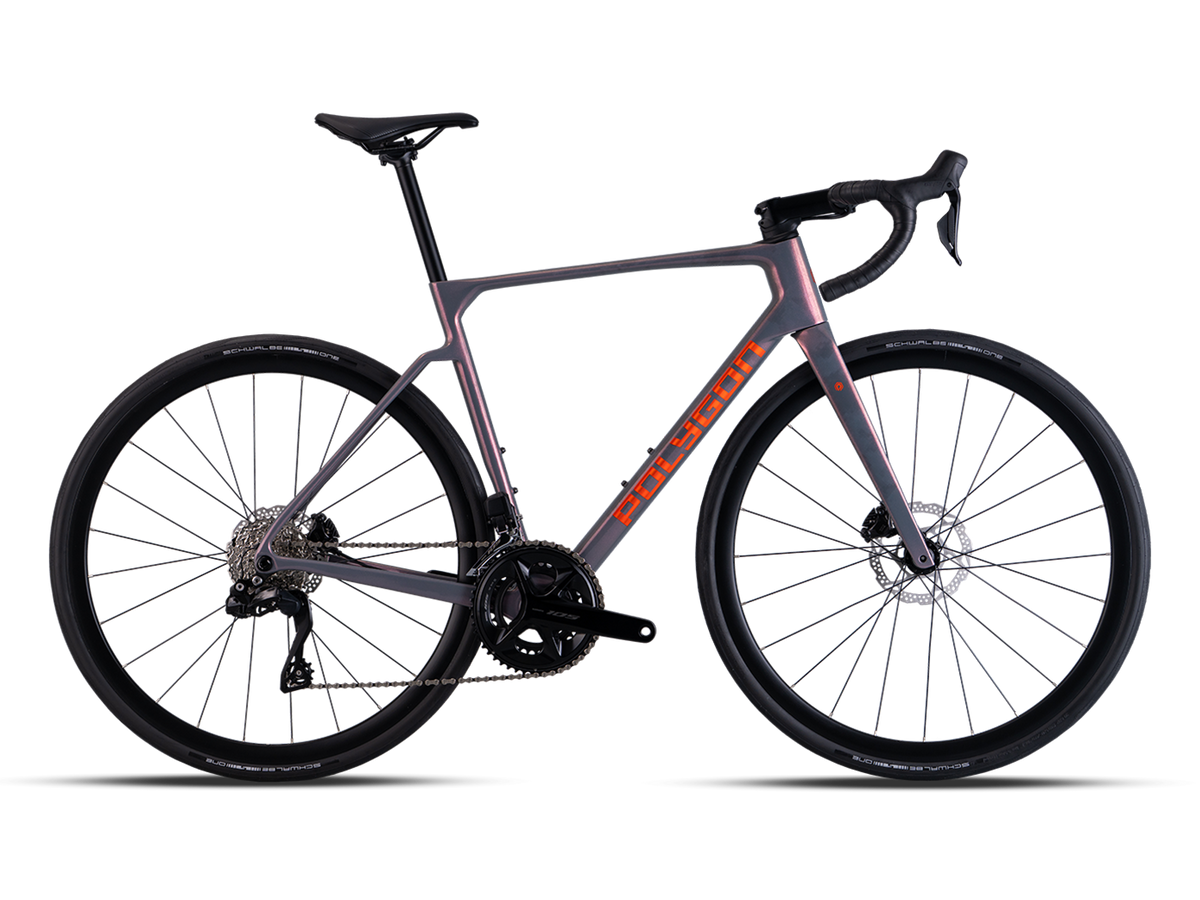 Polygon Strattos 7 Di2 Carbon Road Bike 2026 Grey XXS