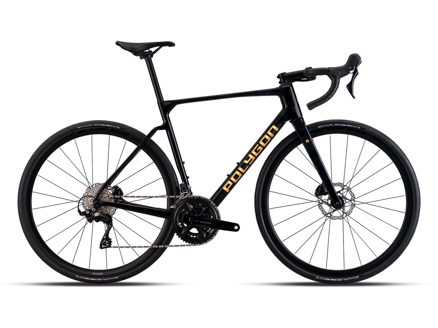 Polygon Strattos 7 Carbon Road Bike 2026 Black XXS