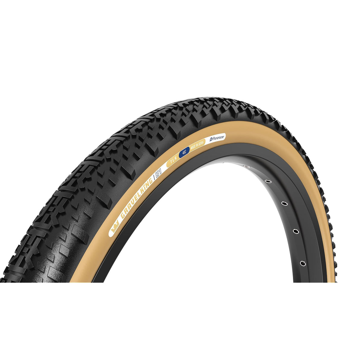 Panaracer Gravelking X1 TLR Gravel Tyre Black/Brown 700 x 45c
