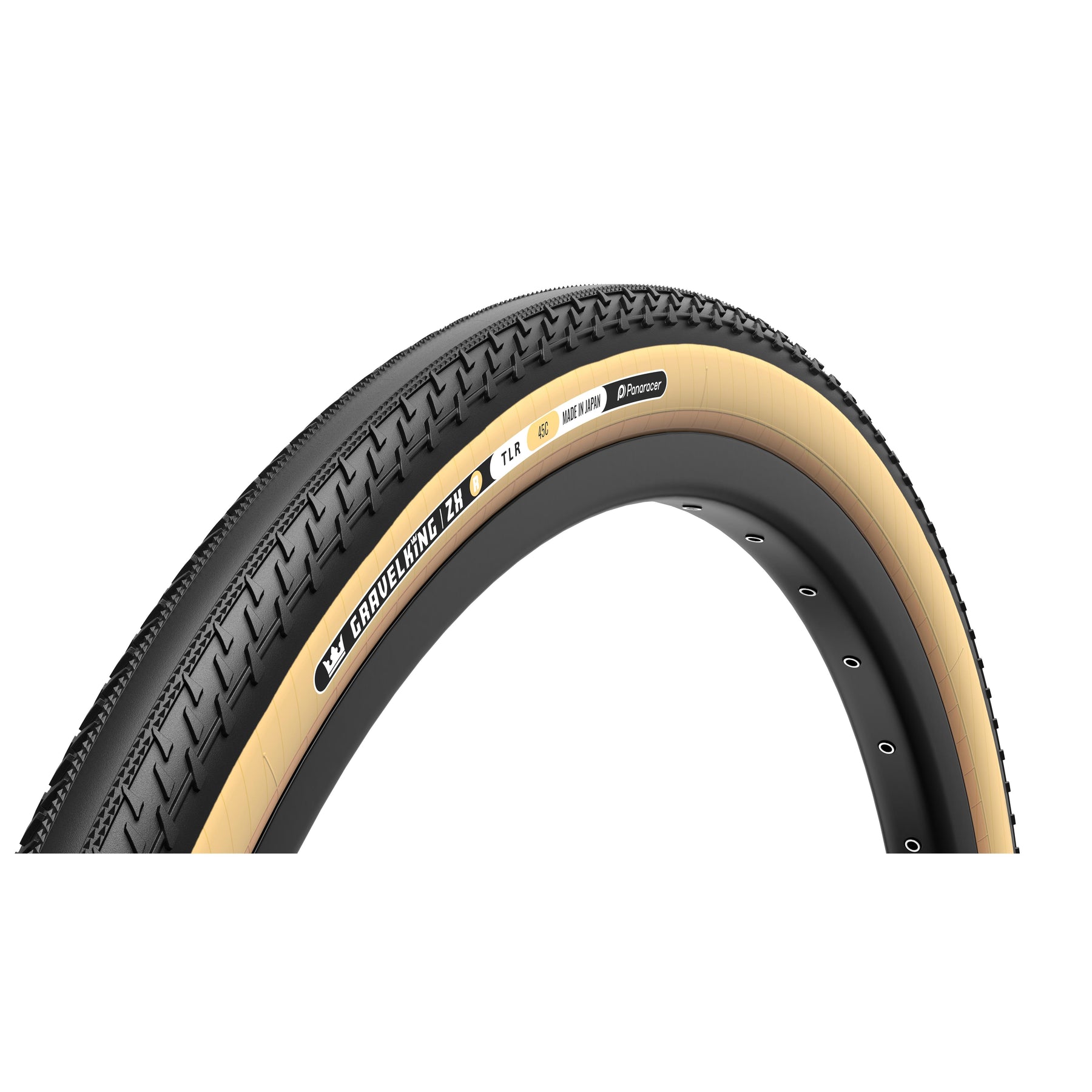 Panaracer GravelKing ZX R-Line TLR Gravel Tyre Black/Amber 700 x 35c