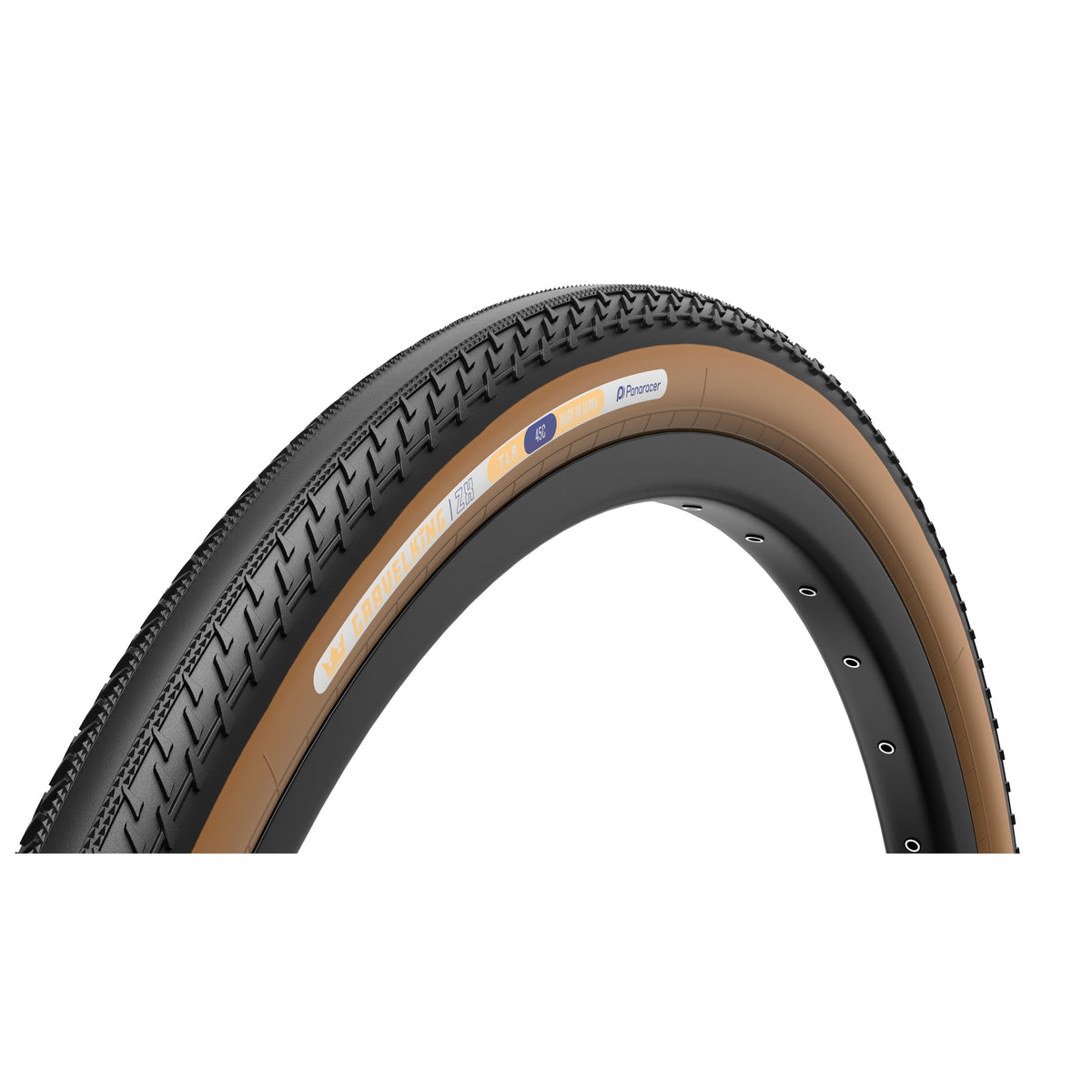 Panaracer GravelKing ZX TLR Gravel Tyre Black/Brown 700 x 35c