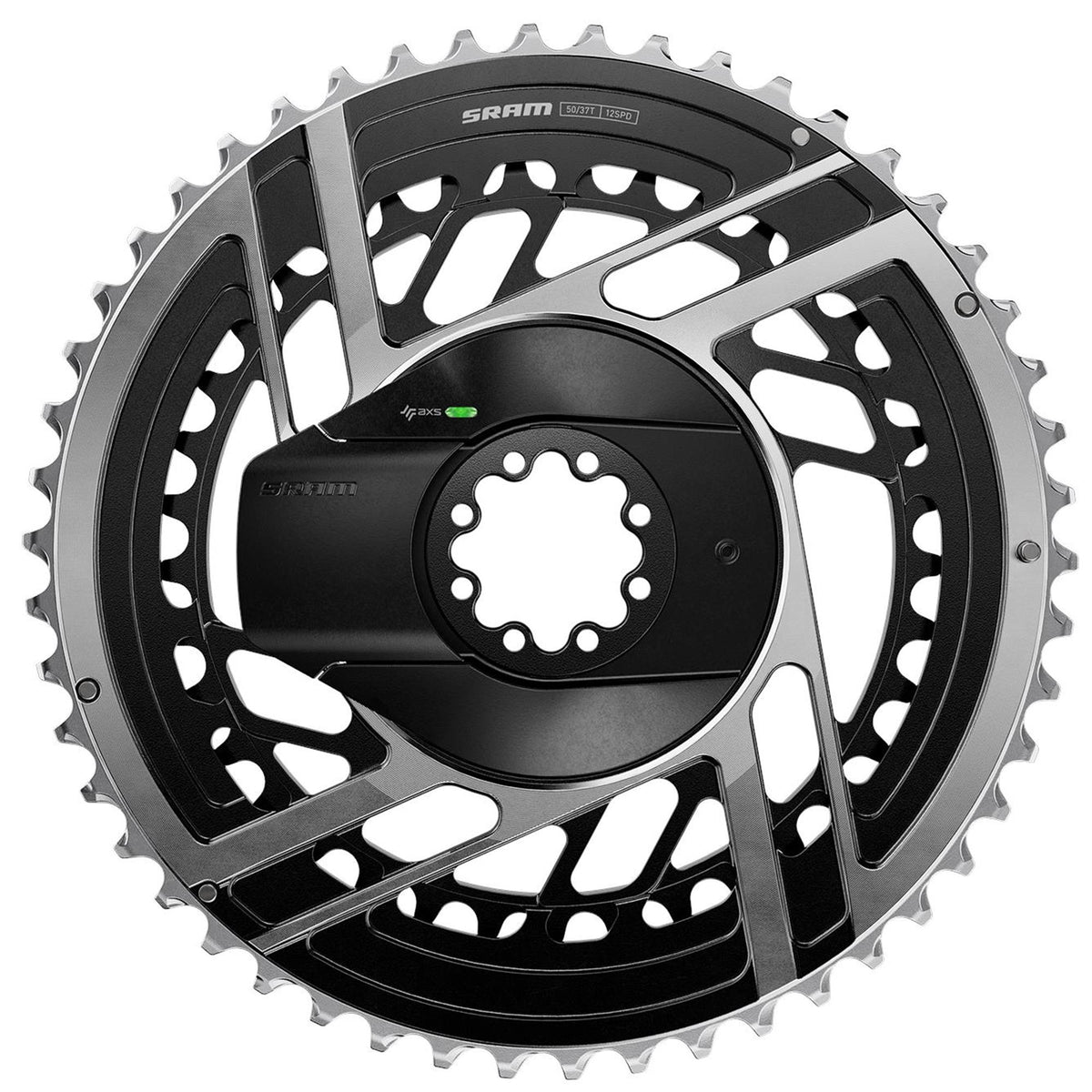 Sram Red AXS E1 Direct Mount Power Meter Kit (Power Meter Including Chainring) Black/Silver 46/33T