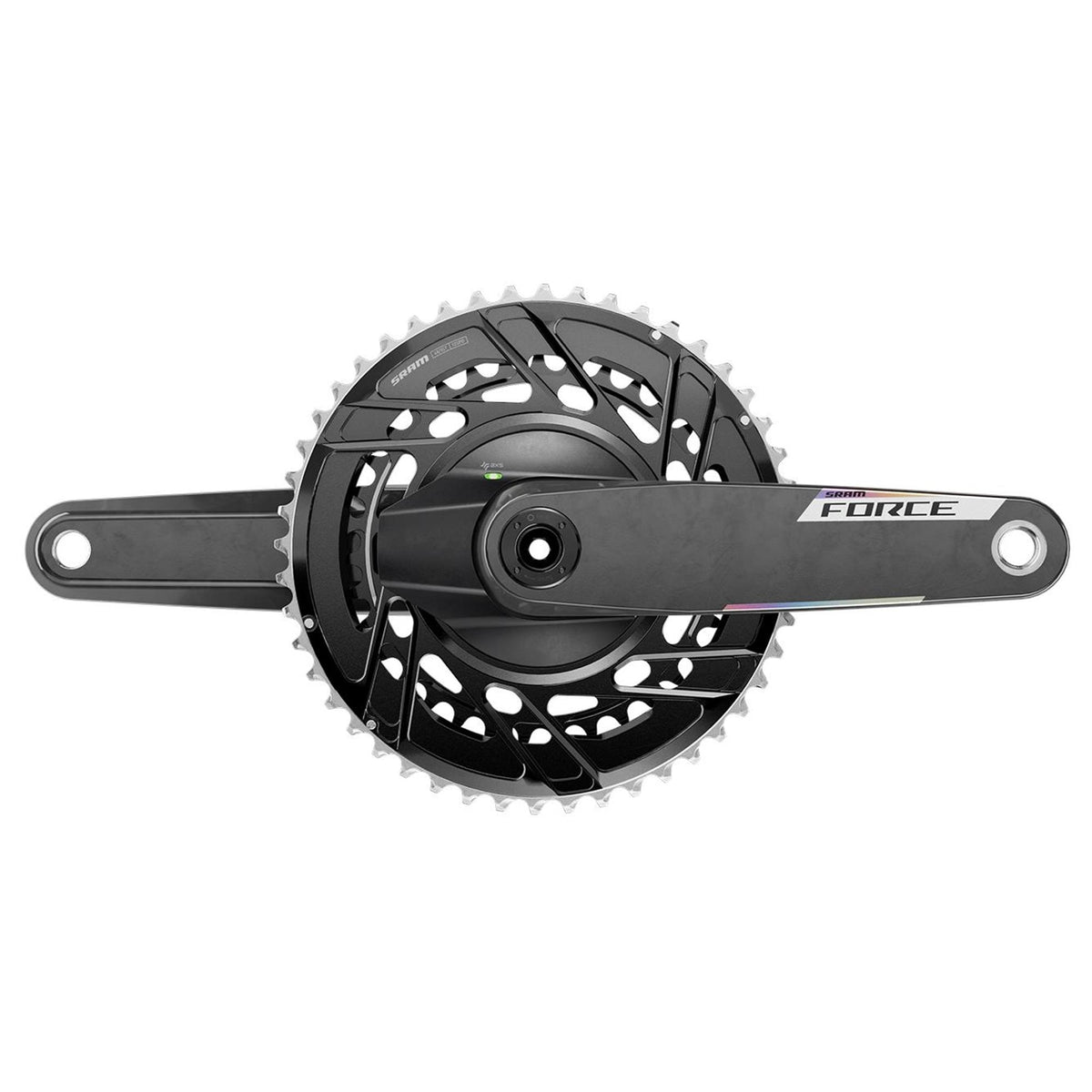 Sram Force AXS E1 DUB Crankset w/Power meter spider - Thread Mount (BB not included) Carbon 175mm 46-33T