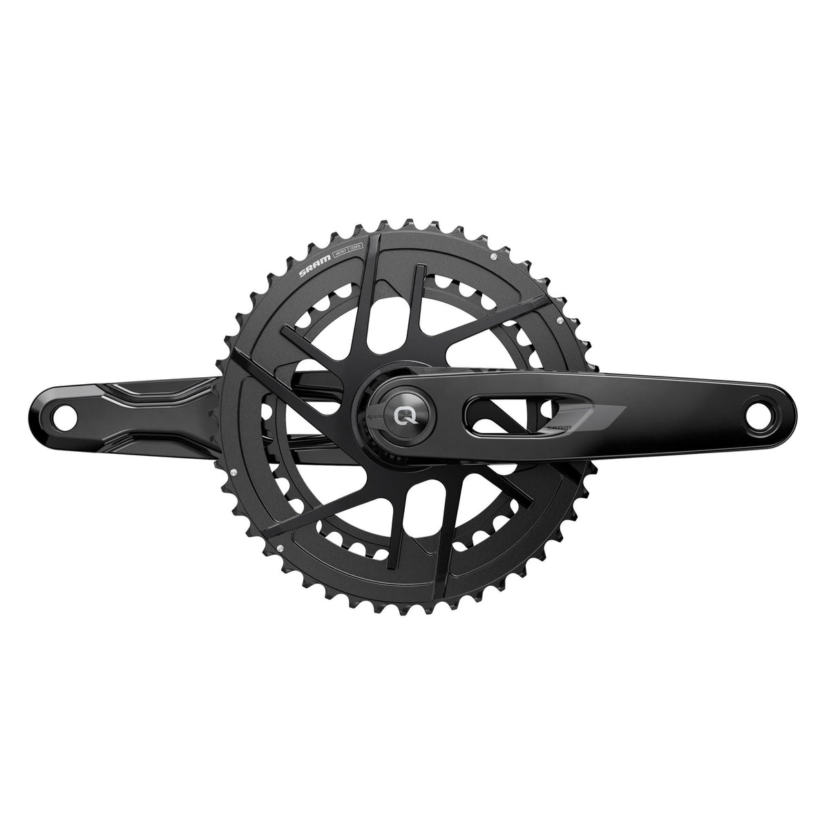 Sram Rival AXS E1 DUB Crankset w/Power meter spindle - Direct Mount (BB not included) Black 175mm 46-33T