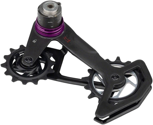 SRAM REAR DERAILLEUR CAGE ASSEMBLY KIT T-TYPE EAGLE AXS (FULL REPLACEMENT CAGE ASSEMBLY INCLUDING OUTER AND INNER CAGES, DAMPER AND PULLEYS)