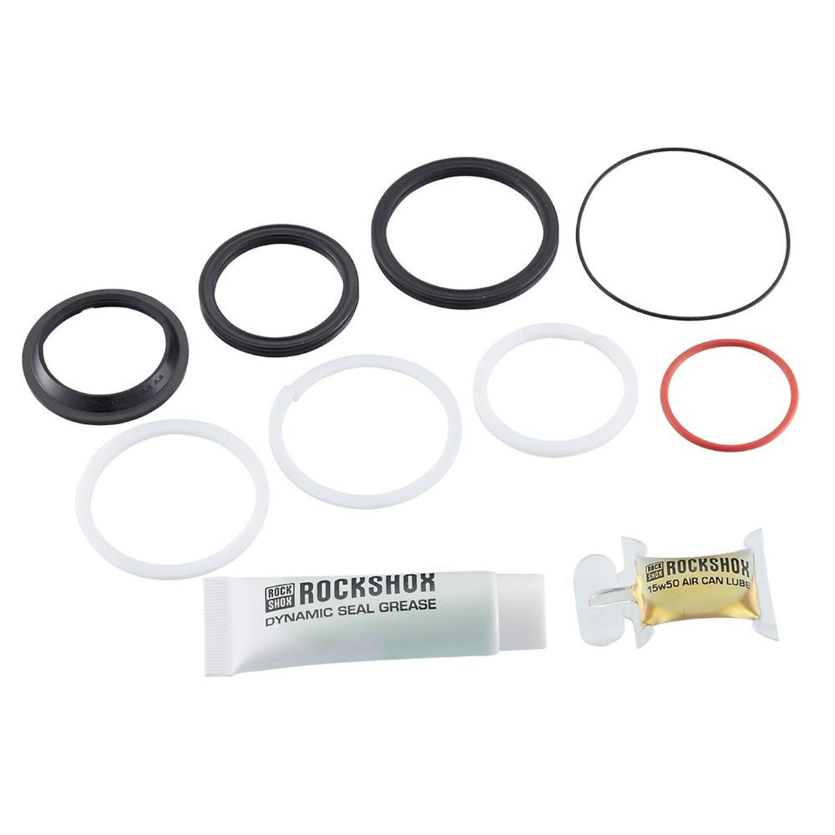 Rockshox 50hr Service Kit (Includes Air Can Seals, Piston Seal, Glide Rings)-DELUXE/SUPER DELUXE (2017-2021))