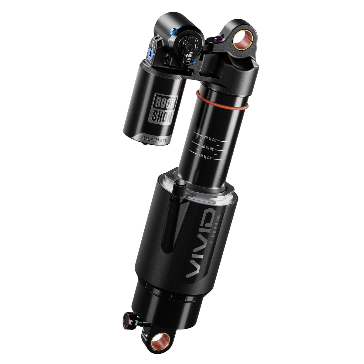 RockShox Vivid Ultimate RC2T Rear Shock (D1) Black 210 x 52.5mm Reb55/Comp30