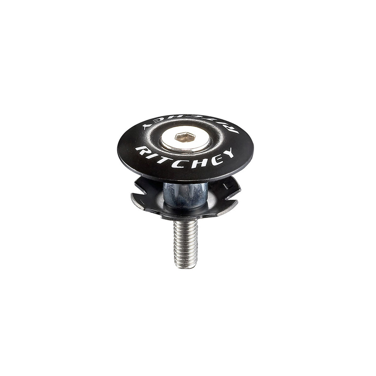 Ritchey Comp Steel Headset Starnut & Cap Black 1-1/8" Steel
