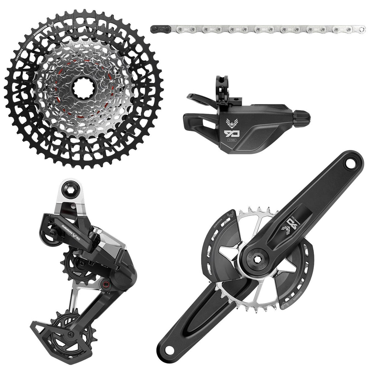 sram eagle 90 dub groupset 175mm