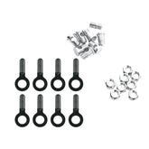 SKS 8X Bolts,Nuts & Endcaps For Chromoplastics/Longboard/Bluemels