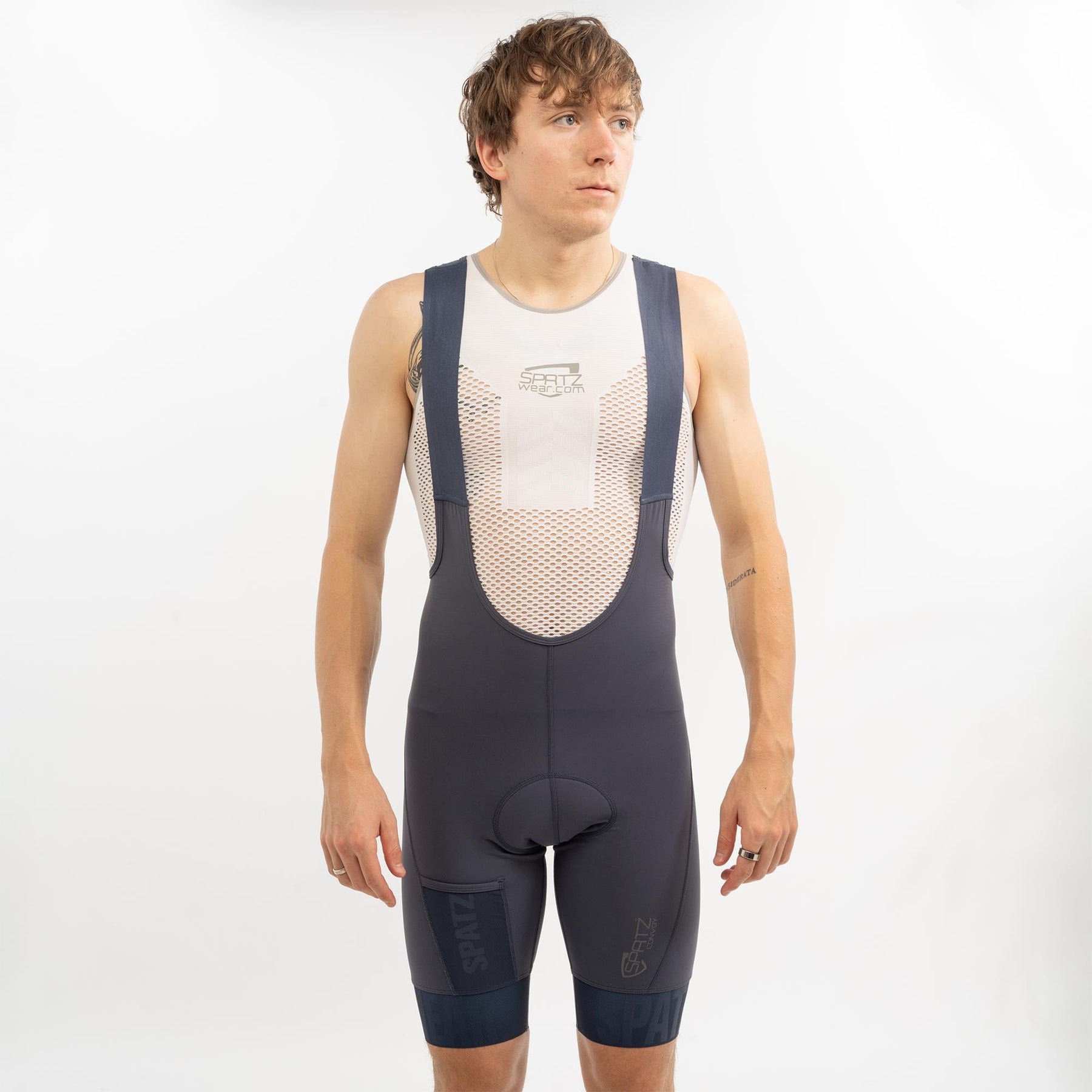 Spatzwear Convoy Bib Shorts Navy Blue S