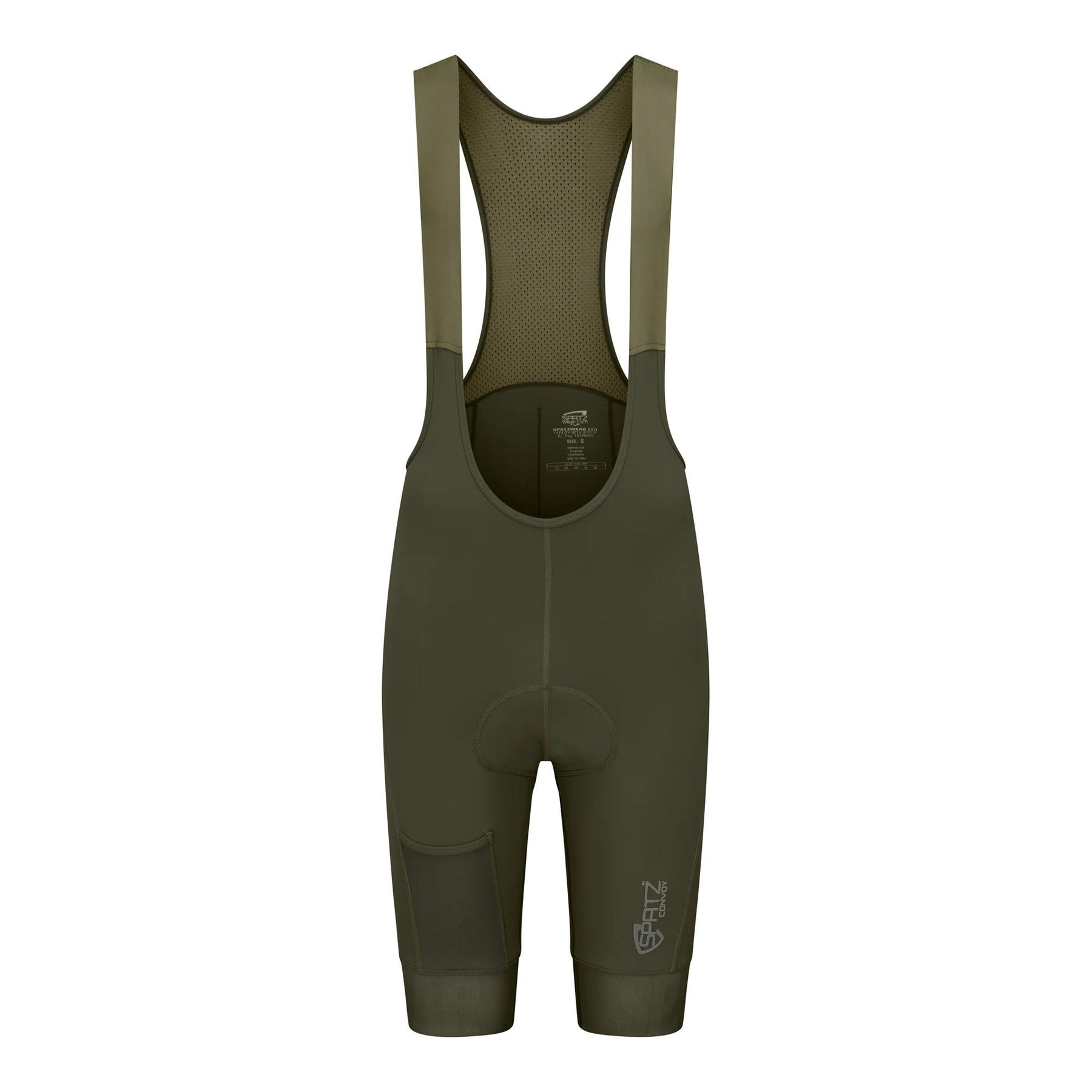 Spatzwear Convoy Bib Shorts Dark Green S