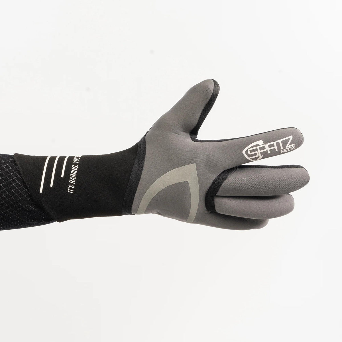 Spatzwear Neon Rain Gloves Grey XL