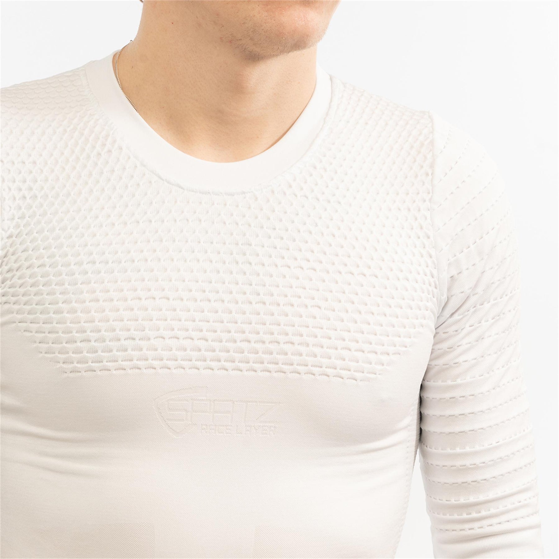 Spatzwear Race Layer LS Baselayer White XXL