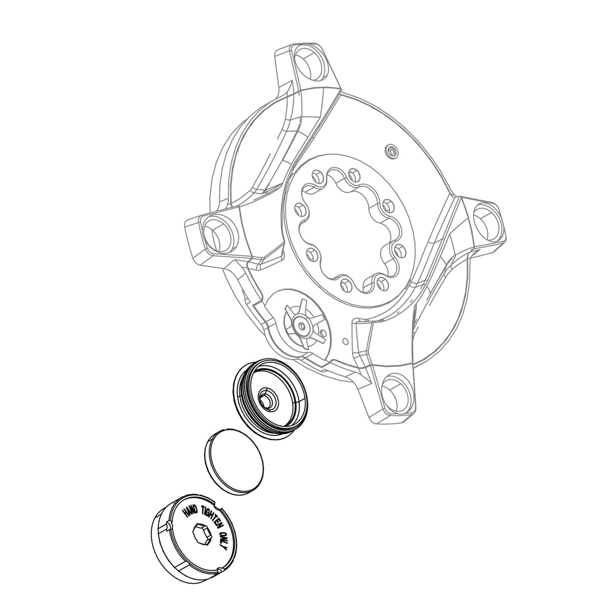 Sram Red AXS E1 Power Meter Battery Lid And Cover