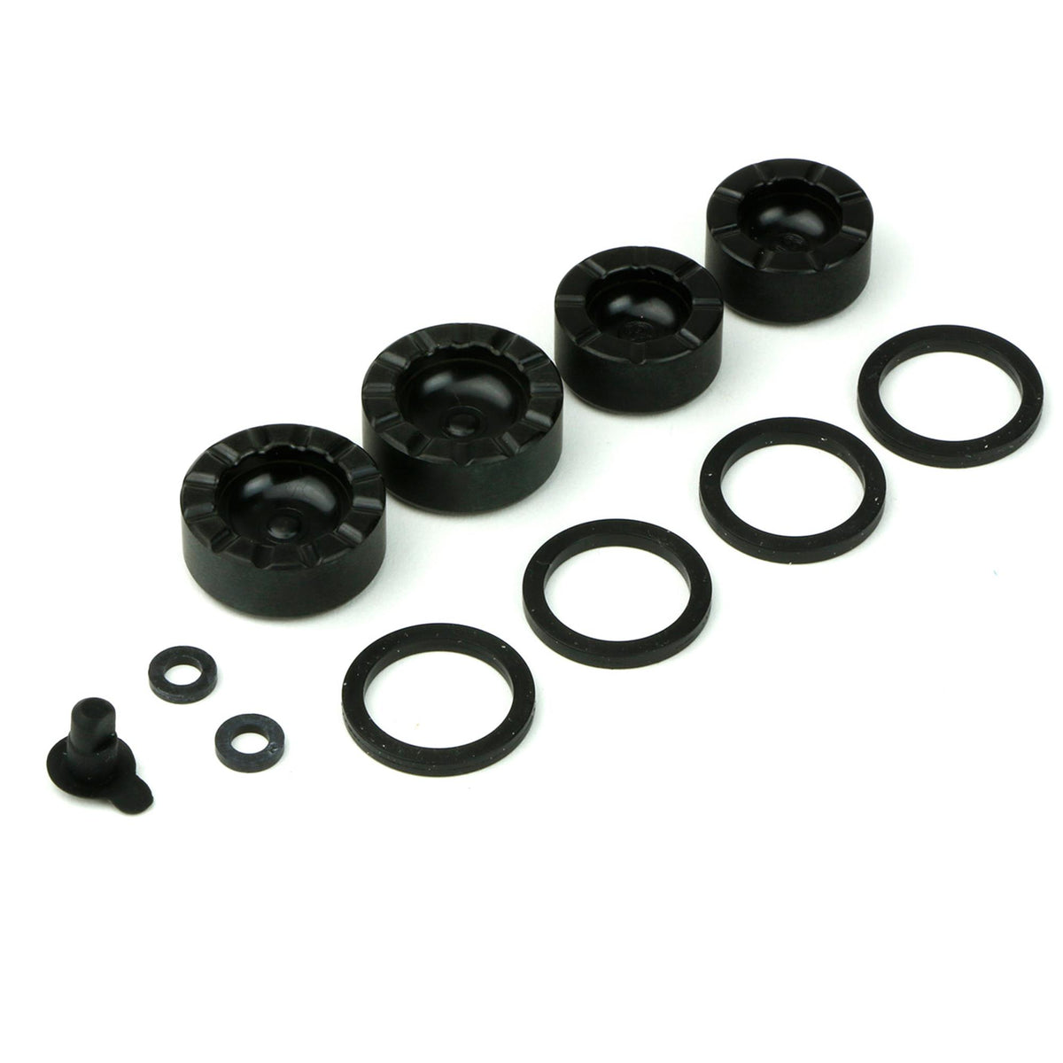 sram disc brake caliper piston kit includes 2 16mm 2 15mm caliper pistons seals o rings db8 db6 db4 a1 2023 motive ult slv brz a1 2026 Default Title