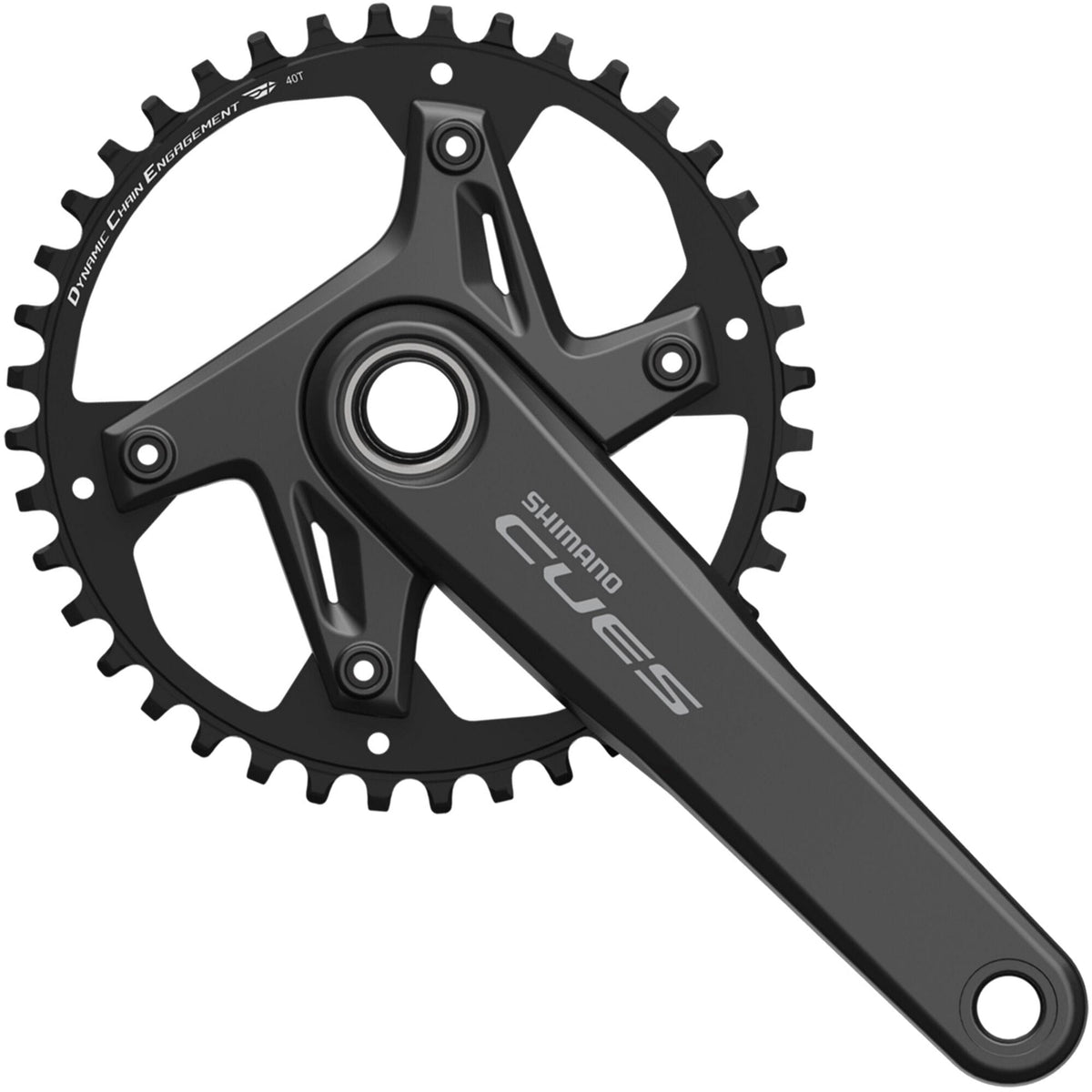 Shimano FC-U6030-1 CUES 2 piece design 9/10/11-speed chainset Black 40T 175mm