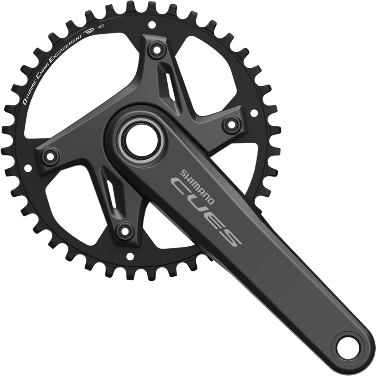 Shimano FC-U6040-1 CUES 2 HollowTech II 9/10/11-speed chainset Black 40T 175mm