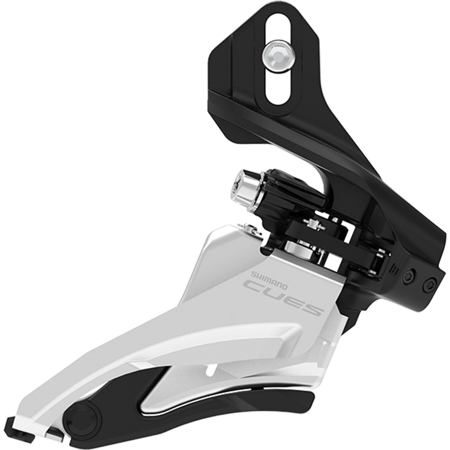 Shimano FD-U4000-D CUES double front derailleur 9/10-speed, direct mount, side swing Silver / Black 9/10spd