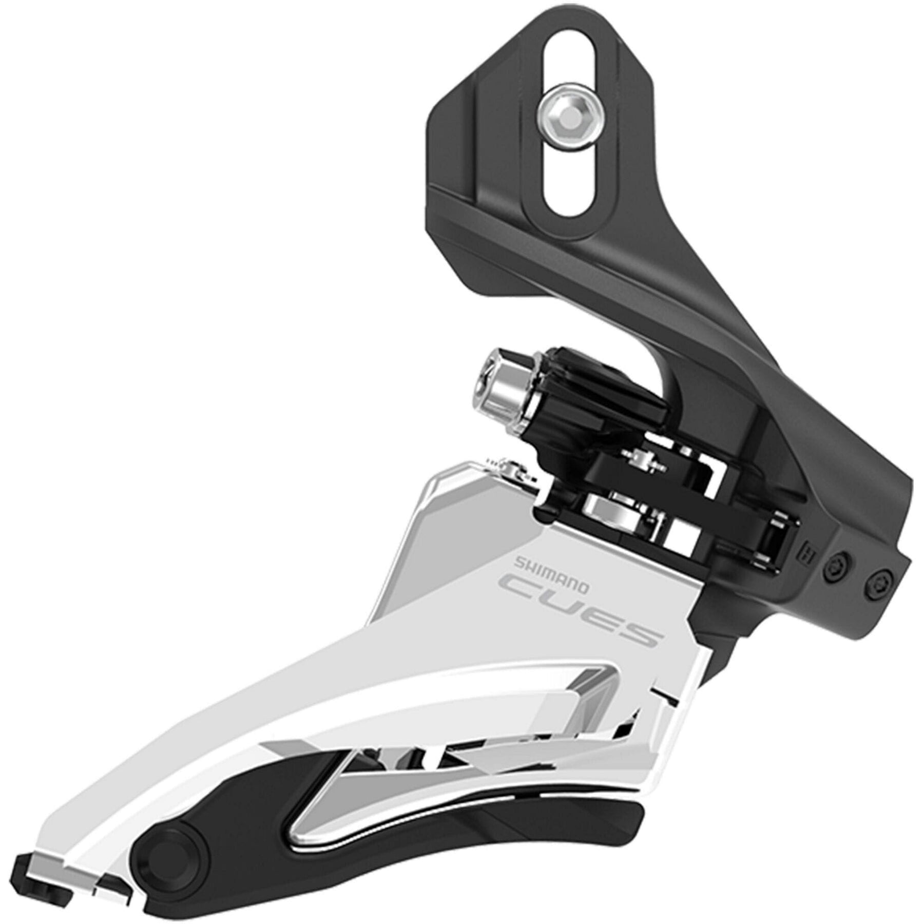Shimano FD-U6000-D CUES double front derailleur 10/11-speed, direct mount, side swing Silver / Black 10/11spd