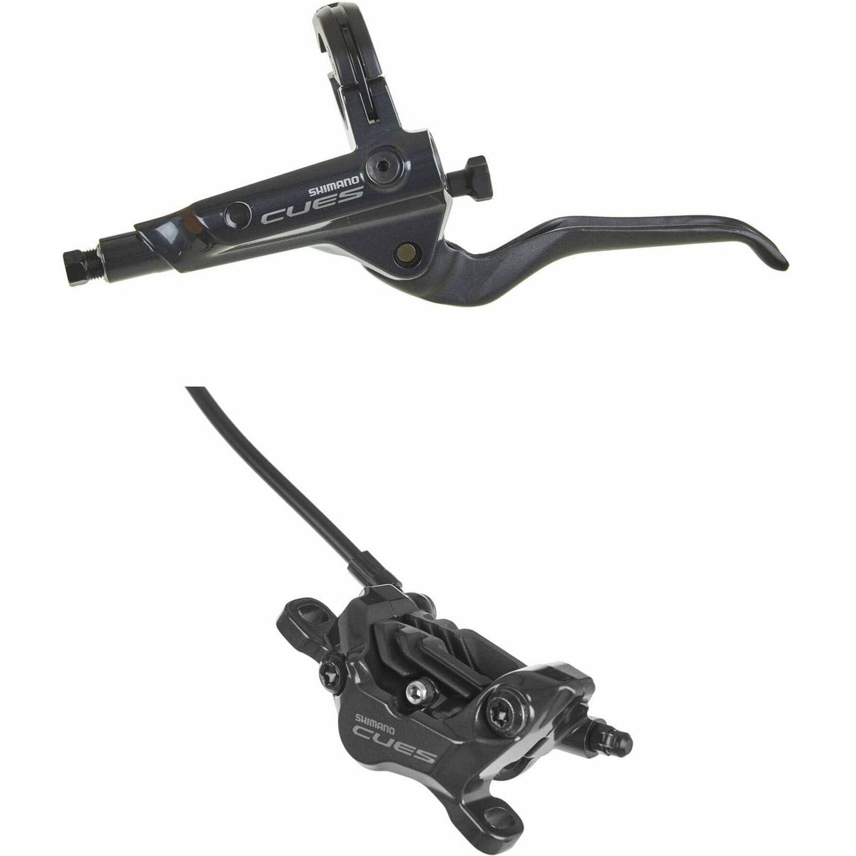 Shimano BR-U8020/BL-U8000 CUES bled brake lever/post mount 4 pot calliper Black Rear