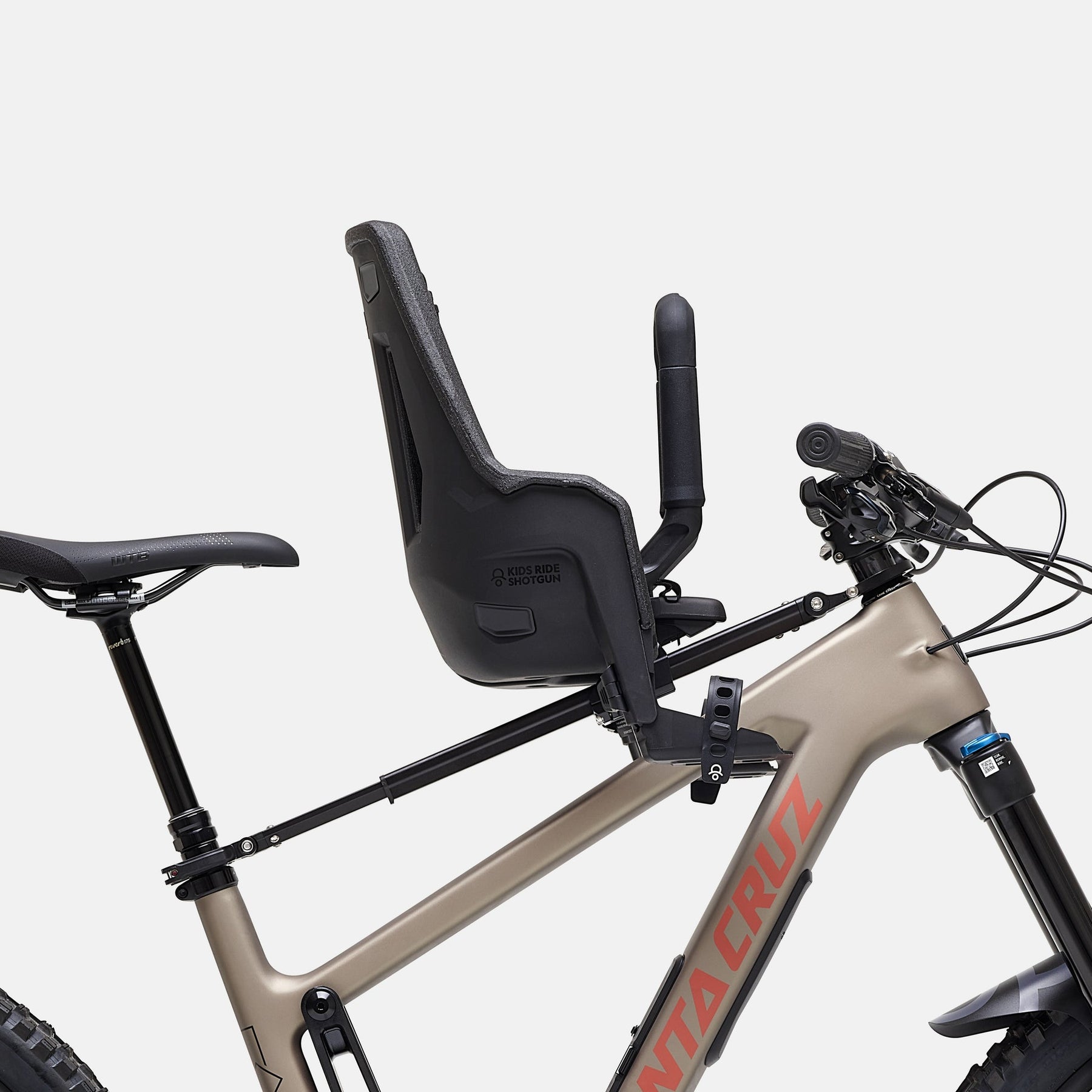 Kids Ride Shotgun Pro Evo Child Bike Seat + Handlebars Combo